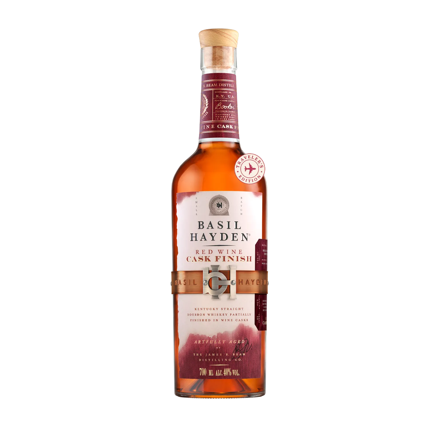 Basil Hayden® Red Wine Cask Finish Bourbon bottle