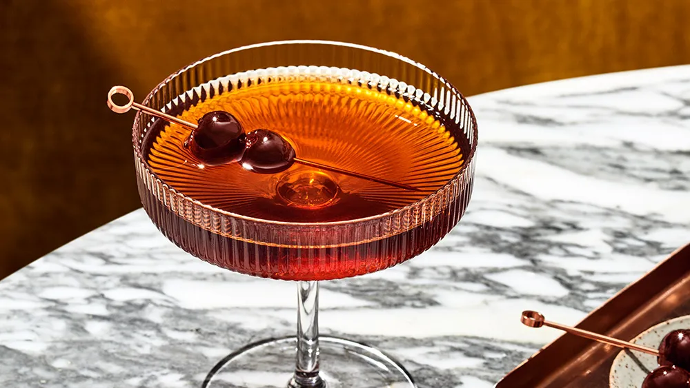 Cocktail made with Basil Hayden® Dark Rye